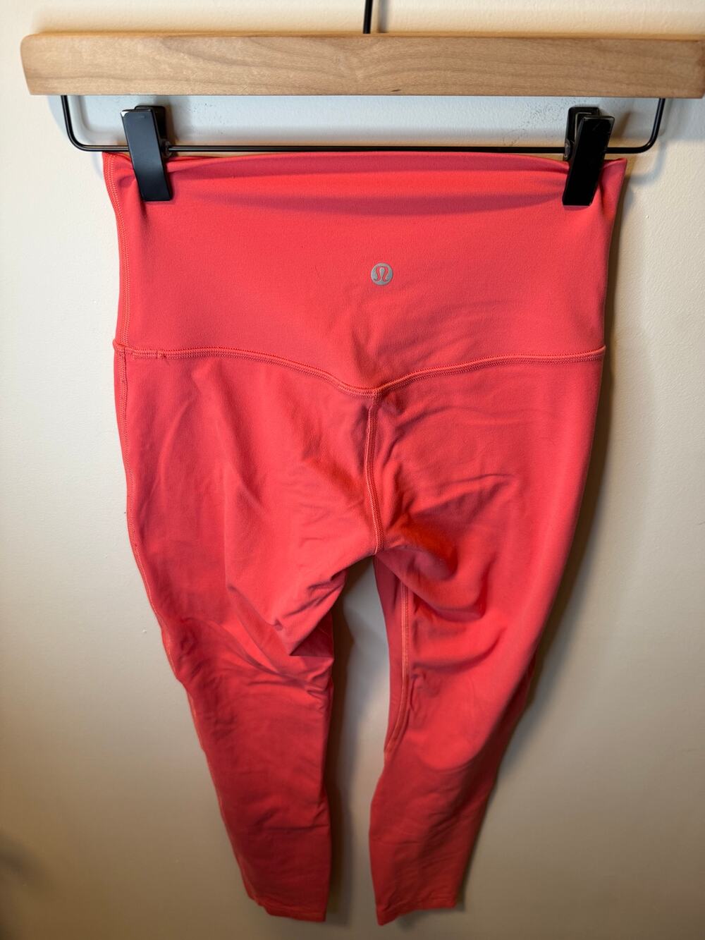Lululemon Align High-Rise Pant 25” Nulu Sz 4 Pale Raspberry
